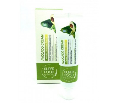 FARM STAY avocado cream super food 60ml - Питательный крем для лица с экстрактом авокадо 60мл