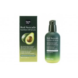 FarmStay Real Avocado Nutrition Oil Serum 100ml -  Питательная сыворотка с маслом авокадо 100мл