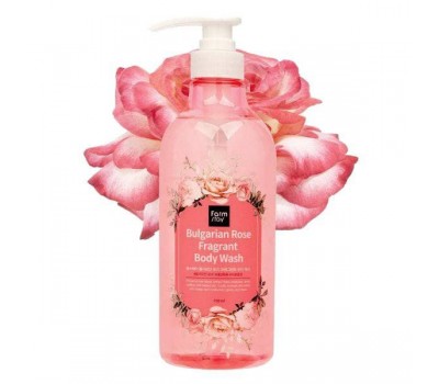 FarmStay Bulgarian Rose Fragrant Body Wash 750ml - Парфюмированный гель для душа с экстрактом болгарской розы 750мл