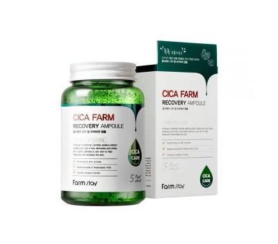 FARMSTAY Cica Farm Recovery Ampoule 250ml - Ампульная сыворотка с центеллой азиатской 250мл