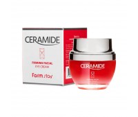 FarmStay Ceramide Firming Facial Eye Cream 50ml -  Укрепляющий крем для кожи вокруг глаз с керамидами 50мл