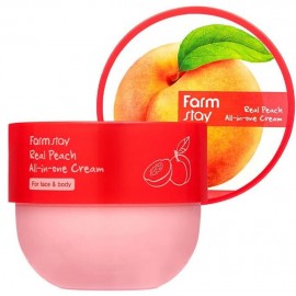 FARMSTAY REAL PEACH ALL-IN-ONE CREAM 300ml