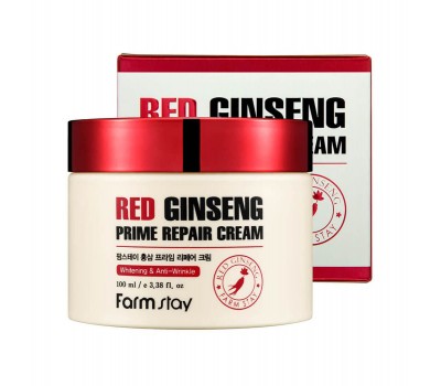 Farm Stay Red Ginseng Prime Repair Cream 100ml - Крем с красным женьшенем