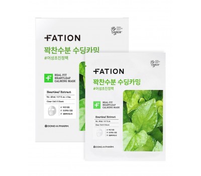 Fation Real Fit Heartleaf Calming Mask 5ea x 23ml