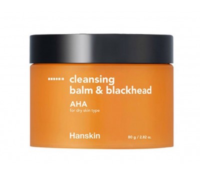 HANSKIN Cleansing Balm and Blackhead AHA 80g - Очищающий бальзам для сухой кожи 80г