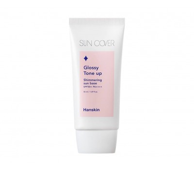 HANSKIN Sun Cover Shimmering Sun Base SPF50+ PA++++ 50ml - Мерцающая солнцезащитная база 50мл