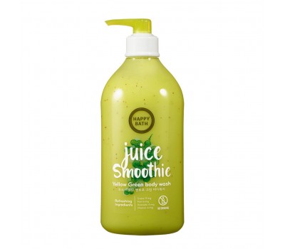 HAPPY BATH JUICE SMOOTHIE YELLOW GREEN BODY WASH 820ml