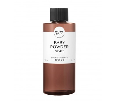 Happy Bath Original Collection Body Oil Baby Powder 250ml