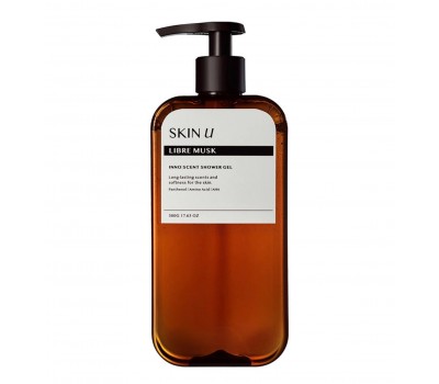 Happy Bath Skin U Inno Scent Shower Gel Libre Musk 500ml - Гель для душа 600мл