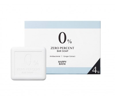 Happy Bath Zero Percent Bar Soap 4ea x 90g