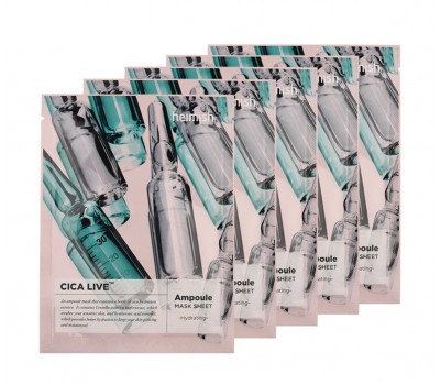 heimish Cica Live Ampoule Mask 5ea x 30ml