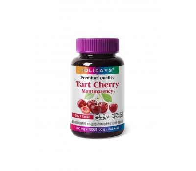 Holidays Premium Quality Montmorency Tart Cherry Nutrient 120ea x 500mg - Вишневые капсулы 120шт х 500мг