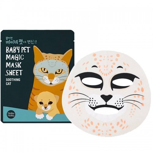 Holika Holika Baby Pet Magic Mask Sheet Soothing Cat 10ea x 25ml