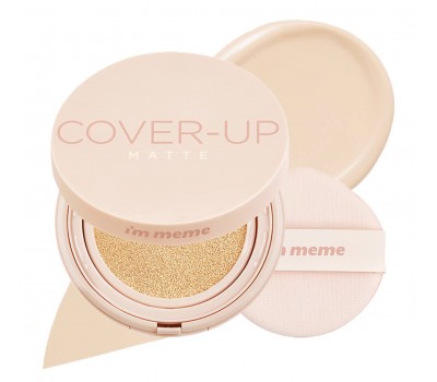 I'M MEME Cover Up Matte Fit Cushion SPF50 + PA +++ Ivory 13g