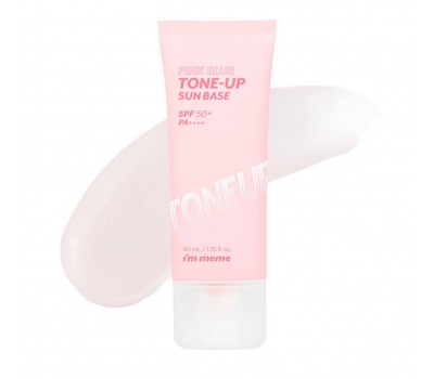 I'M MEME Ponk Cotton Tone Control Sun Base SPF50+ PA++++ 40ml - Солнцезащитная база под макияж 40мл