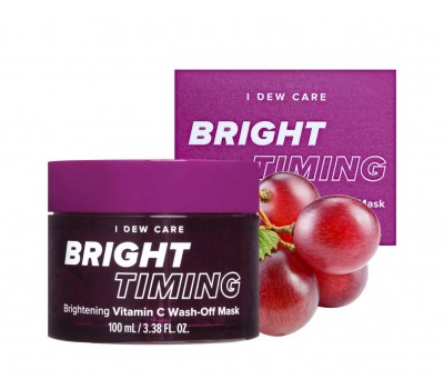 I DEW CARE Bright Timing Brightening Vitamin C Wash-Off Mask 100ml