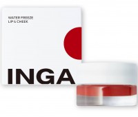 INGA Water Freeze Lip and Cheek Cherry Red 7g - Блеск для губ и щек 7г