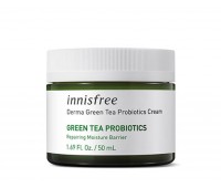 Innisfree Derma Green Tea Probiotics Cream 50ml - Увлажняющий крем с пробиотиками 50мл