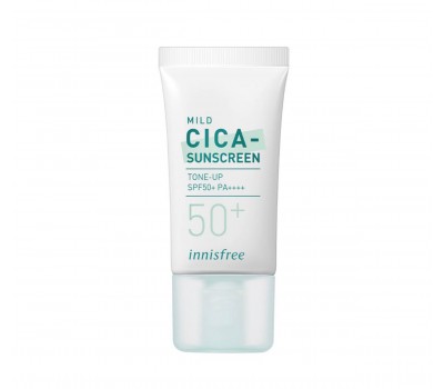 Innisfree True Mild Cica sunscreen SPF50+ PA++++ 35ml - Солнцезащитный крем 35мл