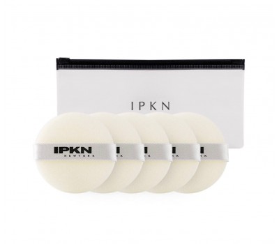 IPKN Powder Pact Puff Large 5ea - Спонжики для пудры 5шт