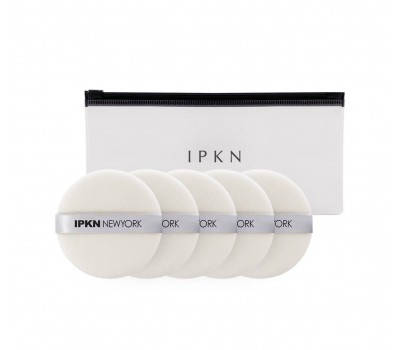IPKN Powder Pact Puff Normal 5ea - Спонжики для пудры 5шт