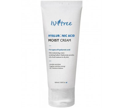 IsnTree Hyaluronic Acid moist Cream 100ml - Крем для глубокого увлажнения кожи с гиалуроновой кислотой 100мл