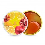 Jayjun Cosmetics Pom Lemon Duo Eye Gel Patch 60ea in 1 - Тонизирующие патчи с лимоном и гранатом 60шт в 1