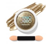 Jello Jello Edge Beam Mirror Powder Gel Nail Art Material Glitter JP02 1ea - Втирка для ногтей 1шт