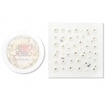 Jello Jello Petal Terazzo Glitter GL013 + Nail Sticker - Поталь для ногтей + наклейки