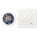 Jello Jello Petal Terazzo Glitter GL018 + Nail Sticker - Поталь для ногтей + наклейки
