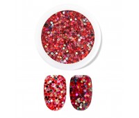 Jello Jello Pringle Rainbow Nail Glitter GL002 1ea - Блестки для дизайна ногтей 1шт