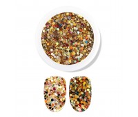 Jello Jello Pringle Rainbow Nail Glitter GL005 1ea - Блестки для дизайна ногтей 1шт