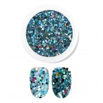 Jello Jello Pringle Rainbow Nail Glitter GL007 1ea