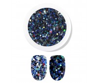 Jello Jello Pringle Rainbow Nail Glitter GL008 1ea - Блестки для дизайна ногтей 1шт