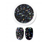 Jello Jello Pringle Rainbow Nail Glitter GL009 1ea - Блестки для дизайна ногтей 1шт