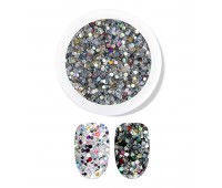 Jello Jello Pringle Rainbow Nail Glitter GL011 1ea - Блестки для дизайна ногтей 1шт