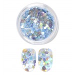 Jello Jello Self-Luminous Nail Glitter GL038 1ea - Блестки для дизайна ногтей 1шт