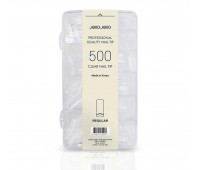 Jello Jello Professional Quality Nail Tip Clear Regular 500ea 
