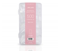 Jello Jello Professional Quality Nail Tip Clear Square 500ea - Типсы для маникюра 500шт
