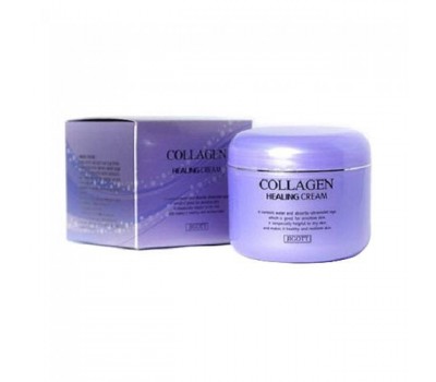 JIGOTT Collagen Healing Cream 100ml - Питательный ночной крем с коллагеном 100мл
