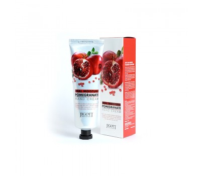 Jigott Real Moisture Pomegranate Hand Cream 100ml - Питательный крем для рук с экстрактом граната 100мл