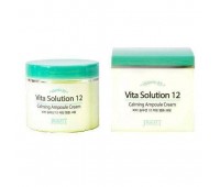 Jigott Vita Solution 12 Calming Ampoule Cream 100ml - Успокаивающий ампульный крем для лица 100мл