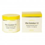 JIGOTT Vita Solution 12 Synergy Ampoule Cream 100ml - Тонизирующий ампульный крем для лица 100мл