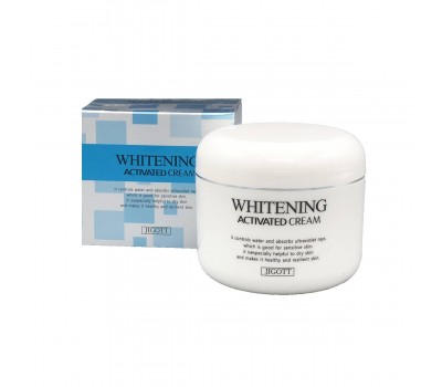 Jigott Whitening Activated Cream 100ml - Крем для лица выравнивающий тон кожи 100мл