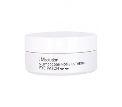 JM SOLUTION SILKY COCOON HOME ESTHETIC EYE PATCH 60 ea in 1 -  Гидрогелевые патчи с коконом шелкопряда