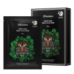 JMsolution Green Dear Tiger Cica Mask 10ea x 30ml - Регенерирующая маска для лица с центеллой 10шт х 30мл