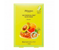 JM Solution JAPAN MIX TROPICAL FRUIT GLOW MASK GARDEN 5ea x 30ml - Антиоксидантная маска для ровного тона 5шт х 30мл
