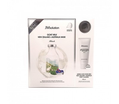 JMsolution Goat Milk New Zealand+Australia Mask Black Edition 1set