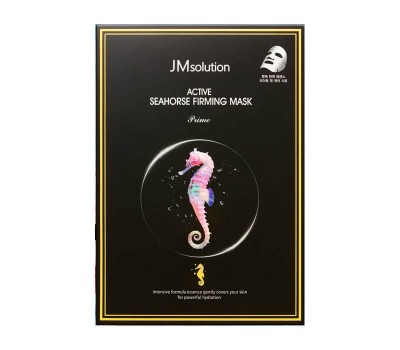 JMsolution Active Seahorse Firming Mask 10ea x 30ml - Укрепляющая тканевая маска с экстрактом морского конька 10шт х 30мл