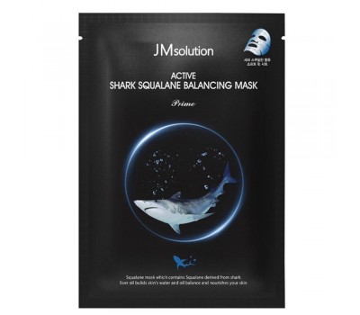 JMsolution Active Shark Squalane Balancing Mask Prime 10ea x 30ml - Балансирующая маска с акульим скваланом 10шт х 30мл